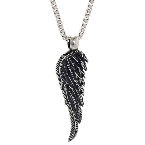 Gold Plated Silver Angel Wing Necklace 14-32